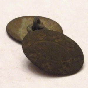 Brass Cufflink from CSA Camp -         In late Feb. of 2010, I found this period cufflink near a spring in Liberty, TN where Gen. Morgan's Soldiers ca