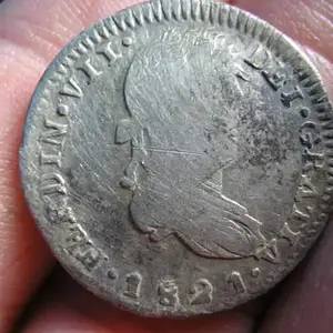 Ferdinand VII One Reale - One Reale dug earlier in March 2010
