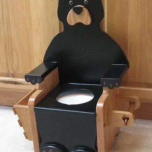A bear Potty Chair - A chair that I made special for a friend.