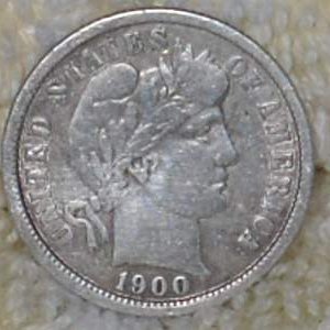 1900 Barber Dime - Found in park in London ON.