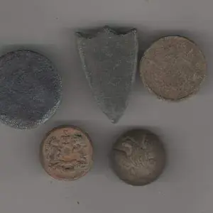 1787 jersey copper - shield nickel , saddle shield