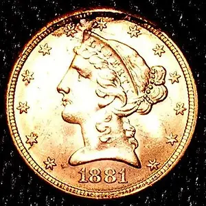 Gold Coin - This 1881 five dollar gold coin made the "Best finds of 2008" issue of W&E magazine.
And it made Banner here T-net!