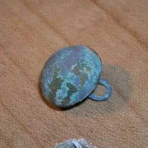 Zoave Button - I dug this at a CW camp.