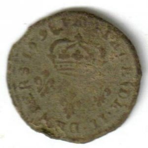 1698 French coin