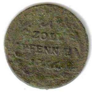 1766 german tax token