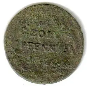 1766 german tax token