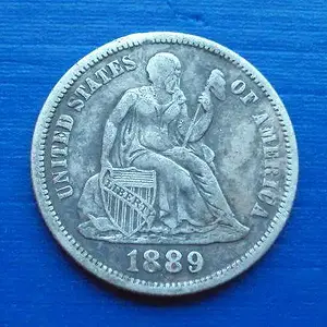 1889 seated dime