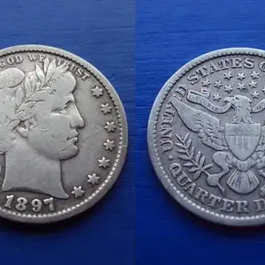 1897 barber quarter