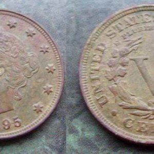 1895 V nickel