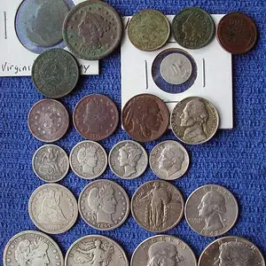 My Dug "Type Coin Set" - Here is what I have accomplished so far in completing a dug "Type Coin Set" I am trying to dig one of each different styles o