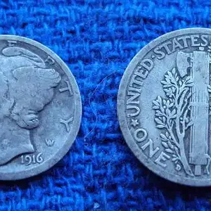 1916-D Mercury Dime - My absolute BEST find ever! Dug on saturday august 27th, 2011 along an old sidewalk in town.