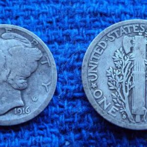 1916-D Mercury Dime - My absolute BEST find ever! Dug on saturday august 27th, 2011 along an old sidewalk in town.