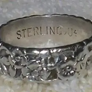 Sterling "Flower" Ring - Found at the 1880 Myrtle School site.