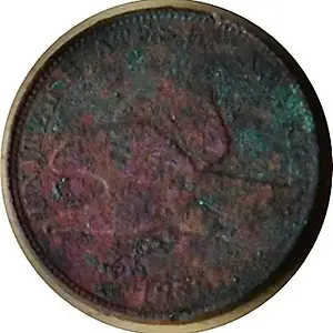 1858 Flying Eagle Cent - Found at farm site in Marlbank ON