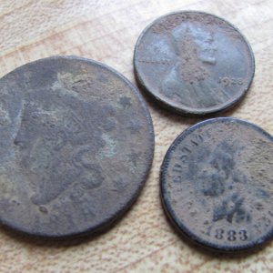 The day of the 8's makes a Penny trifecta! 1818, 1883, 1928.
