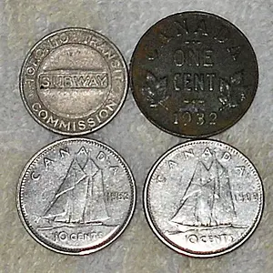 Toronto Park Hunt - April 12 - My first silver finds of the year!