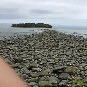 Milford CT, captain kids walkway that appears only during high tide... Treasures never Never been located... To be continued..