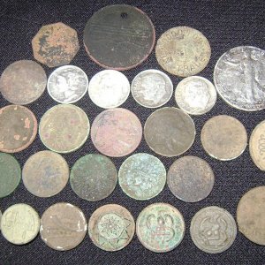 front coins