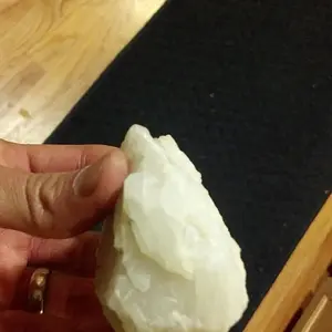 Solid and clean. Found in a backyard with a rock garden. Loose random material from a WA state quarry. Sometimes interesting things end up in your own