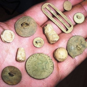 FINDS FROM ANOTHER FARM FIELD HUNT - NICE CONNECTICUT COPPER