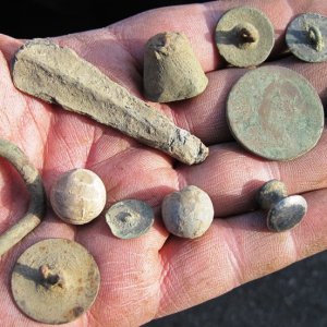 SOME FINDS FROM AN OLD TAVERN SITE