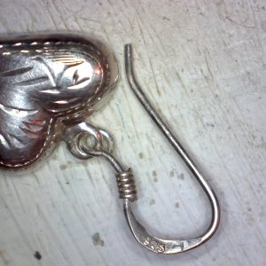 .925 silver earring