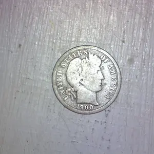 1900 Barber Dime