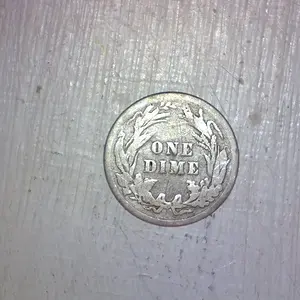 1900 Barber Dime Reverse