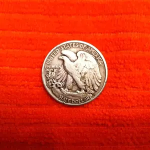 The mint has never produced a more beautiful eagle than the one on the back of the standing liberty half dollar.