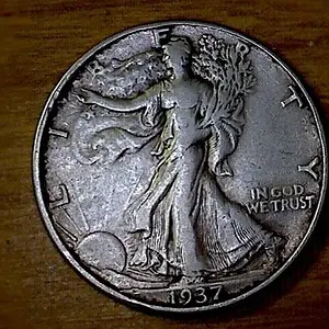 1937 Walking Liberty Half