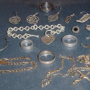 SECOND FIVE DAYS HUNTING IN MEXICO - TOP RING IS STAINLESS - REST IS SILVER & GOLD
