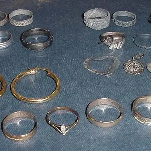 FIRST 5 DAYS OF MEXICO TRIP - 
UPPER LEFT ARE "JUNK"
UPPER RIGHT SILVER 
BOTTOM IS GOLD