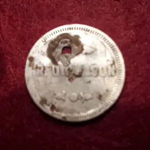 R. Dickason trade token (back)