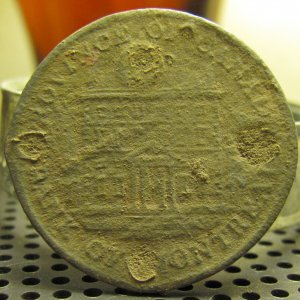 1837 Bank of Montreal half-penny token. Oct. 2012