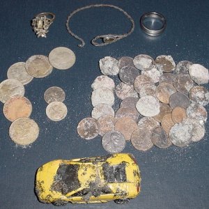 FINDS FROM NOV.12TH R.I. BEACH HUNT - WET/DRY SAND