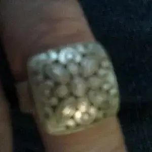 mens silver ring