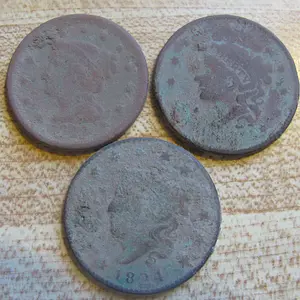 Three Large cents. 11/2012