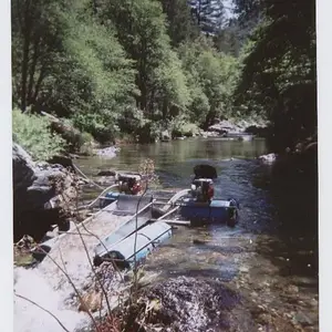 Dredging at the Rawhide Mine in Alta, California