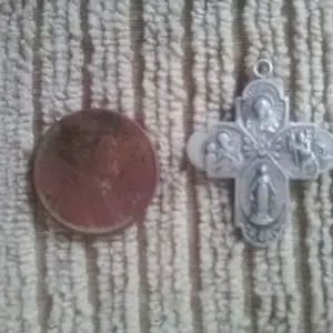 1949D Wheat Silver Cross
