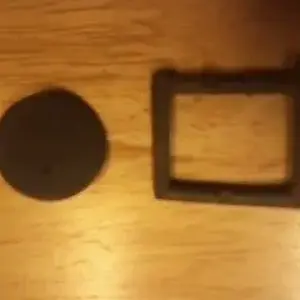 022313 Brass buckle / Flat button Colonial