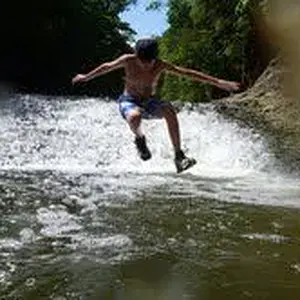 LowmanJump - One of my grandson's..Lowman. What could be better entertainment or more fun than kids with water?
