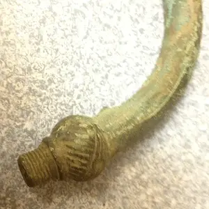 Handle of very nice water dipper? Copper, brass? Cherokee Co.