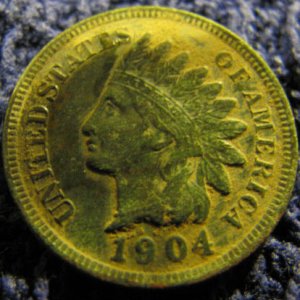 Pretty nice! 1904 Indian Head Cent, 3/17/13