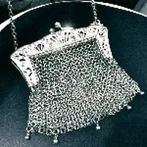 Corroded 1906 Mesh Purse Restored value - $325
 I could not believe how awesome this one turned out, after restoring it to its 'hayday' beauty & luste