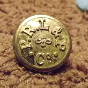 Portland Rail Light and Power Company    lapel button