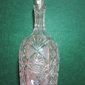 ABP Whiskey Decanter. A beautiful American Brilliant Period piece. c. 1885-1905. Est. value $650.