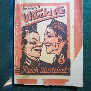 Nazi Joke book. This book was handed out to the soldiers to keep them occupied while in combat. I recall this one is c.1943