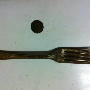 1944 wheat and Silver plates spoon