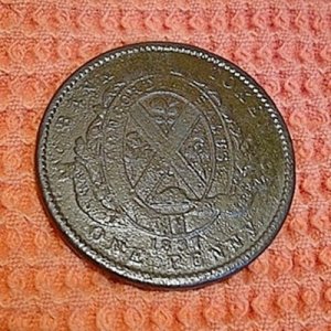 1837 'Papineaus' Lower Canada Token 003
