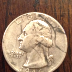 A 1944 quarter found 5/24/13
